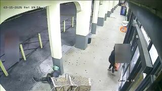 Just a Supermarket Cart Pusher meets A-Hole