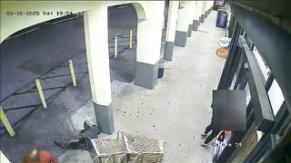 Just a Supermarket Cart Pusher meets A-Hole