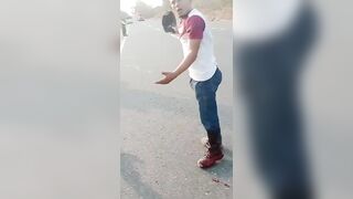 Police Officer gets Instant Feedback from Man he just Shot in the Leg