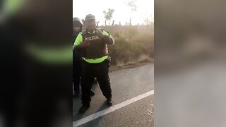 Police Officer gets Instant Feedback from Man he just Shot in the Leg