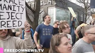 Unhinged Liberal Boomers Go Mental on a Random Guy in a Cybertruck