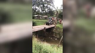 There's a Bridge There for a Reason! It may have cost him his life