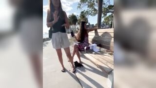 Park Bench Karen's Explode on a Pregnant Woman who was "Not Respecting" Their Bench. "