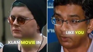 Liberal woman calls DineshDSouza a fascist. It didn’t go as planned for her.