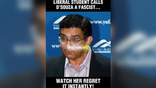 Liberal woman calls DineshDSouza a fascist. It didn’t go as planned for her.