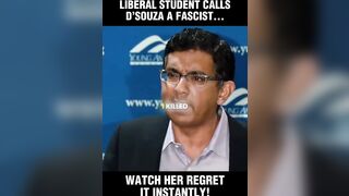 Liberal woman calls DineshDSouza a fascist. It didn’t go as planned for her.