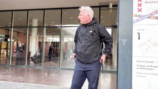 Anti-Islam Leader Edwin Wagensveld proudly Burns the Koran in Amsterdam