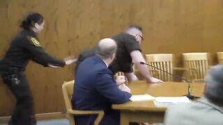 (CLEAN) Psycho Woman Convicted of Murder Attacks Her Attorney