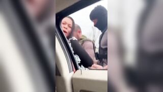 HOLY SMOKES! ICE Just Shattered a MS-13 Gang Member’s Window and REMOVED Her from Car..
