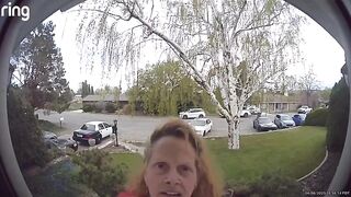 Possibly the Creepiest Ring Bell Door Camera..