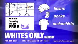 WHITES ONLY LAUNDRY