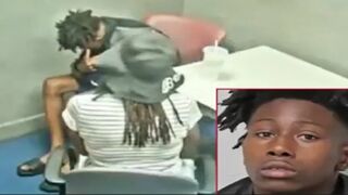 Sad Video Shows Grandmother Saying Goodbye To Her 15-Year-Old Grandson After He Was Sentenced for Murder