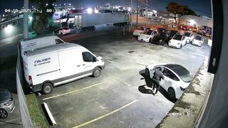 Theft of Teslas from Northwest Miami-Dade business caught on camera
