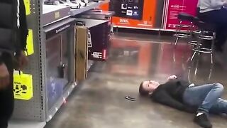 Girl gets What She Deserves from Tubby at Electronics Store