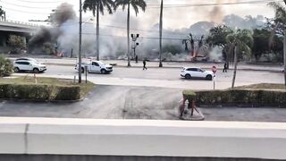 BREAKING A small plane has crashed in Boca Raton, Florida… 