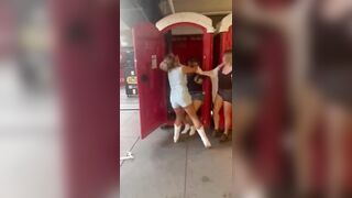 Mom stepped in to defend her daughter from a fight
