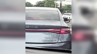 When you wanted to start a fight, Why bother about your car get scratches.. idiot..