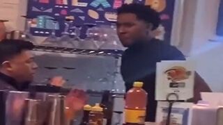 Worker Savagely Assaulted by Thug at a Mexican Restaurant.