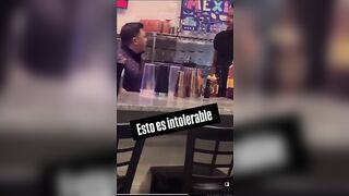 Worker Savagely Assaulted by Thug at a Mexican Restaurant.