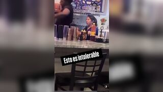 Worker Savagely Assaulted by Thug at a Mexican Restaurant.