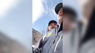 Unhinged Student with TDS follows and Harasses Man for Wearing a Trump Hat