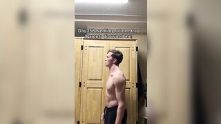 Instagram Dude Works Out only one Side of his Body and is starting to Look like a Freak.