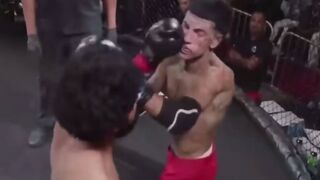Island Boy get knocked out by Oblivion in boxing match (FULL VID)