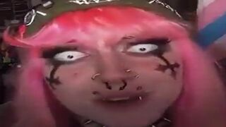 PURE EVIL: Satanic Tranny Says it Wants To Get Aborted Babies, Mix Them In A Blender An Drink Them On Livestream