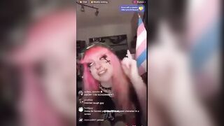 PURE EVIL: Satanic Tranny Says it Wants To Get Aborted Babies, Mix Them In A Blender An Drink Them On Livestream