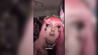 PURE EVIL: Satanic Tranny Says it Wants To Get Aborted Babies, Mix Them In A Blender An Drink Them On Livestream