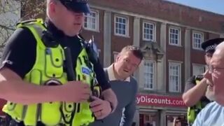 Its a crime to ask someone to speak English, in BRITAIN.....