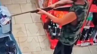 Shotgun usually Scares People Right? Not this Guy