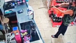 Shotgun usually Scares People Right? Not this Guy