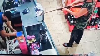 Shotgun usually Scares People Right? Not this Guy