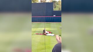 Two Consecutive Paratroopers have Horrific Landings at Baseball Game In Arizona..