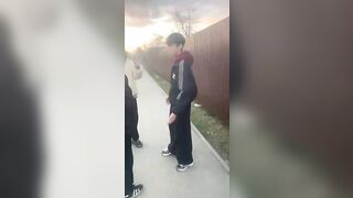 Illegal Immigrant Kids make Russian Girl Bow Down to them (End of Video)