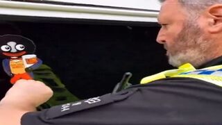 Pathetic Woke British Police are Now Removing Stickers From Cars They Consider Offensive