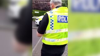 Pathetic Woke British Police are Now Removing Stickers From Cars They Consider Offensive