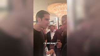 Spoiled Rich Wokie Dork Throws Hissy Fit When he Can't Get in Clubs