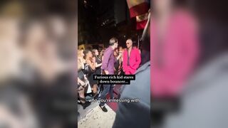 Spoiled Rich Wokie Dork Throws Hissy Fit When he Can't Get in Clubs