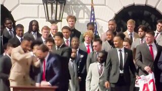 DOH: JD Vance Drops Ohio State's National Championship Trophy! Lol