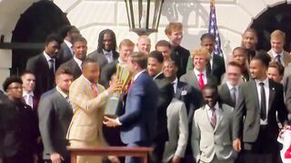 DOH: JD Vance Drops Ohio State's National Championship Trophy! Lol