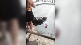 Video shows moment when man is shot dead in Cruz das Almas square