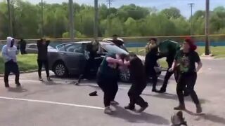 Why weren’t these kids in school? Teen Shot during Schoolfight