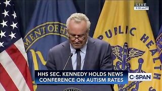 FK Jr. is Doing a Presser on Autism Rates. You need to watch every second of this. It's going to BLOW YOUR MIND