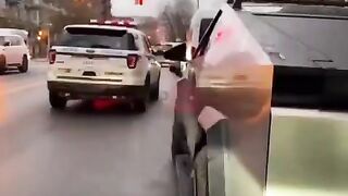 Woke Brooklyn Therapist Busted Leaving a Swastika on a Cybertruck