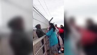 Man Stops Traffic to Jump Off Bridge despite the Pleads of Strangers. The man had previously murdered his daughter's partner.