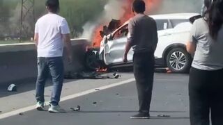 Driver Woke up in Pain, suddenly letting out a Wail, so Tragic...Driver wakes up[ in Hell