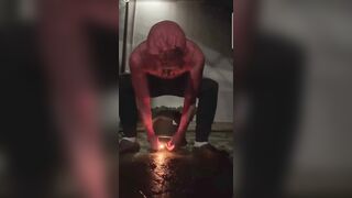 Romanian Spiderman Blows Himself a Third Hole