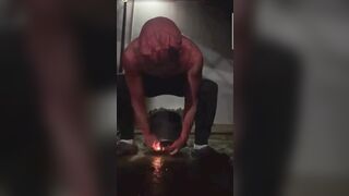 Romanian Spiderman Blows Himself a Third Hole